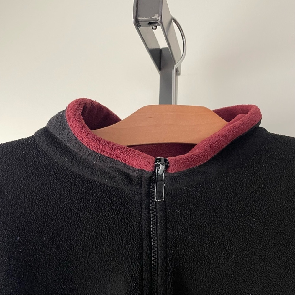 Vintage Vancouver Canada Fleece Quarter Zip Unisex Pullover Sweater XL - Picture 6 of 7